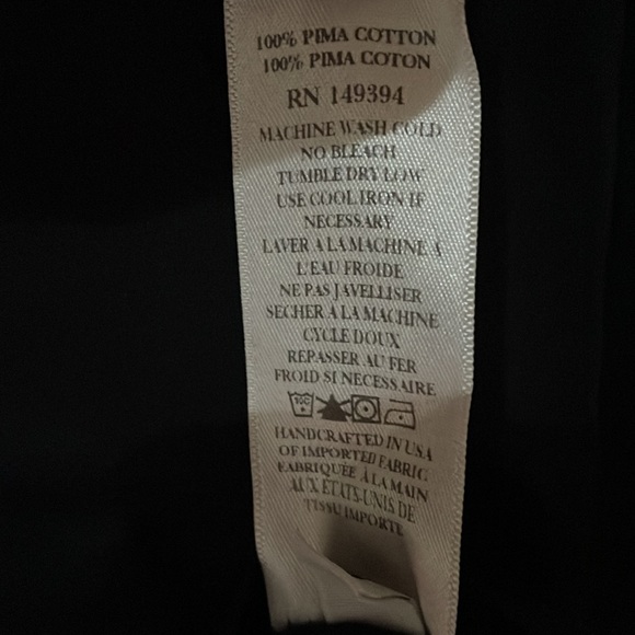 NWOT "The Beginning of" black V neck long t in size 4/XL - Picture 6 of 6